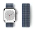 Bracelet nylon boucle pour Apple Watch 38 à 49 mm – Couleur du bracelet Storm Blue 139