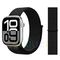 Bracelet nylon boucle pour Apple Watch 40 à 49 mm – Couleur du bracelet 14 Black