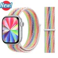 Bracelet nylon boucle pour Apple Watch 40 à 49 mm – Couleur du bracelet 2026 Pride Edition