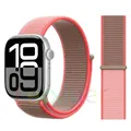 Bracelet nylon boucle pour Apple Watch 40 à 49 mm – Couleur du bracelet 56 Neon Pink