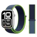Bracelet nylon boucle pour Apple Watch 40 à 49 mm – Couleur du bracelet 57 Neon Lime