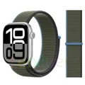 Bracelet nylon boucle pour Apple Watch 40 à 49 mm – Couleur du bracelet 67 Inverness Green