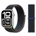 Bracelet nylon boucle pour Apple Watch 40 à 49 mm – Couleur du bracelet 68  Charcoal