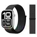 Bracelet nylon boucle pour Apple Watch 40 à 49 mm – Couleur du bracelet black red