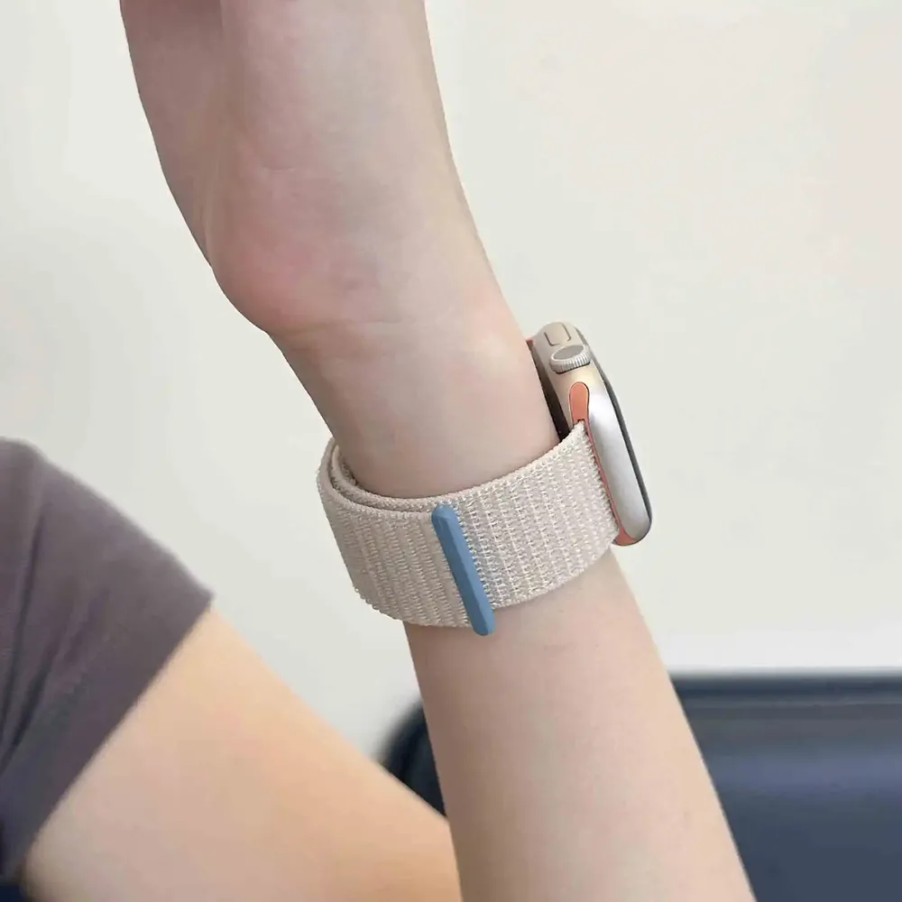 Bracelet nylon boucle pour Apple Watch 40 à 49 mm