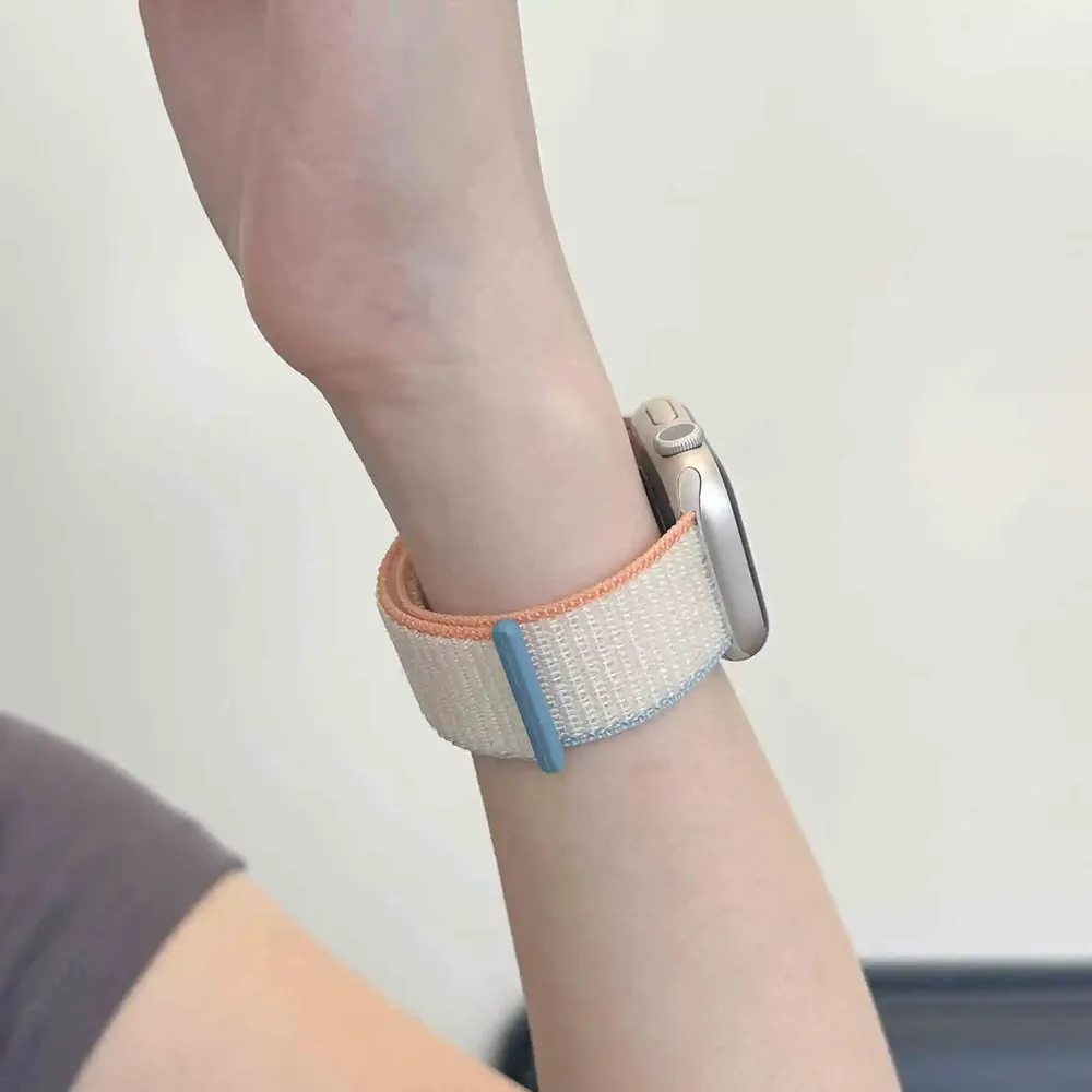 Bracelet nylon boucle pour Apple Watch 40 à 49 mm