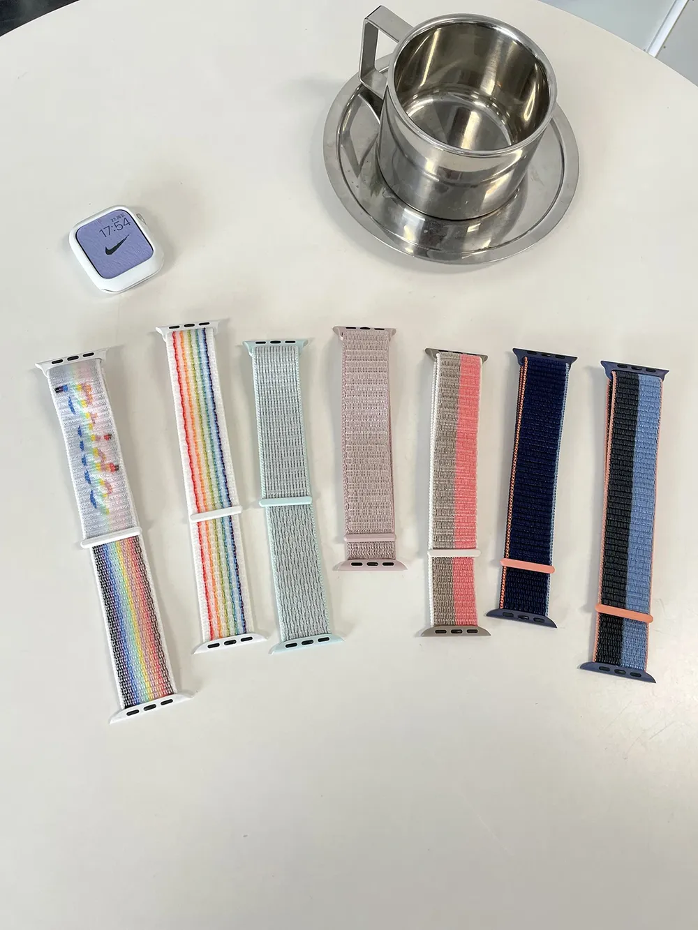 Bracelet nylon boucle pour Apple Watch 40 à 49 mm