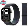 Bracelet nylon boucle pour Apple Watch 40 à 49 mm – Couleur du bracelet Ink