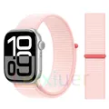 Bracelet nylon boucle pour Apple Watch 40 à 49 mm – Couleur du bracelet Light Pink