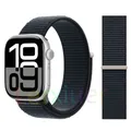 Bracelet nylon boucle pour Apple Watch 40 à 49 mm – Couleur du bracelet Midnight