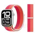 Bracelet nylon boucle pour Apple Watch 40 à 49 mm – Couleur du bracelet Nectarine Peony