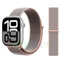 Bracelet nylon boucle pour Apple Watch 40 à 49 mm – Couleur du bracelet pink sand