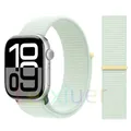 Bracelet nylon boucle pour Apple Watch 40 à 49 mm – Couleur du bracelet Soft Mint