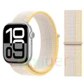 Bracelet nylon boucle pour Apple Watch 40 à 49 mm – Couleur du bracelet Starlight