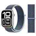 Bracelet nylon boucle pour Apple Watch 40 à 49 mm – Couleur du bracelet Storm Blue