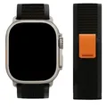 Bracelet nylon boucle sentier pour Apple Watch 38 à 49 mm – Couleur du bracelet Dark Black 4