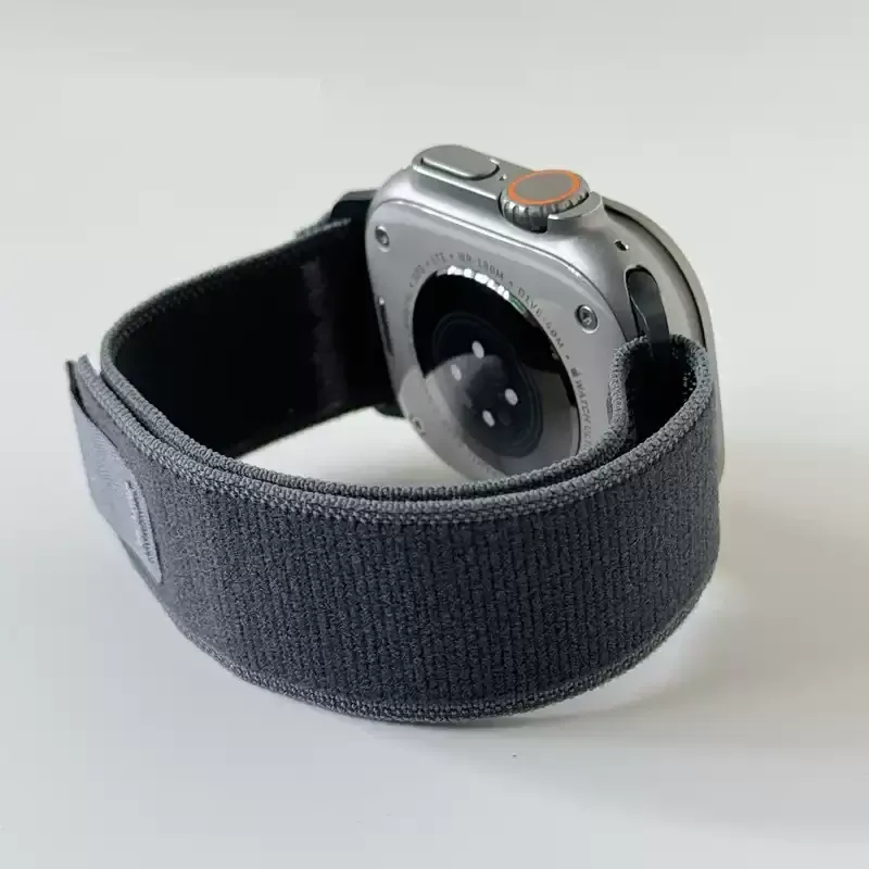 Bracelet nylon boucle sentier pour Apple Watch 38 à 49 mm