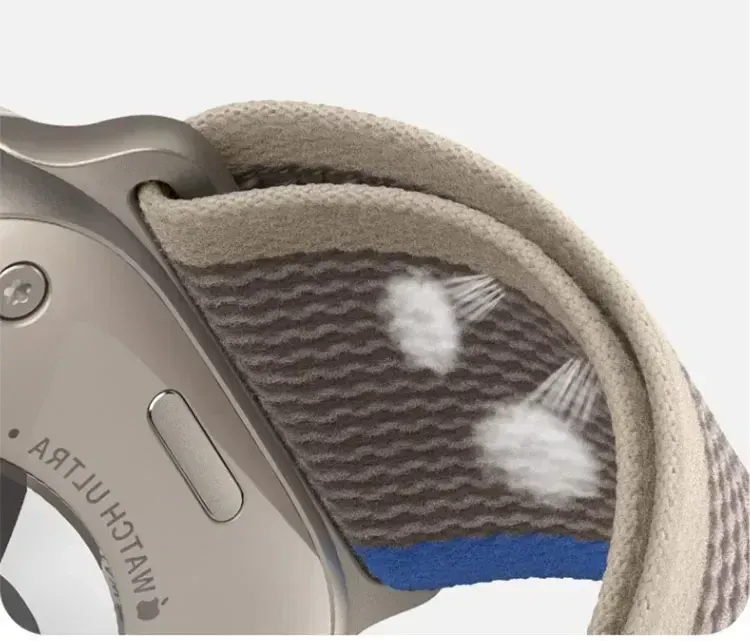 Bracelet nylon boucle sentier pour Apple Watch 38 à 49 mm