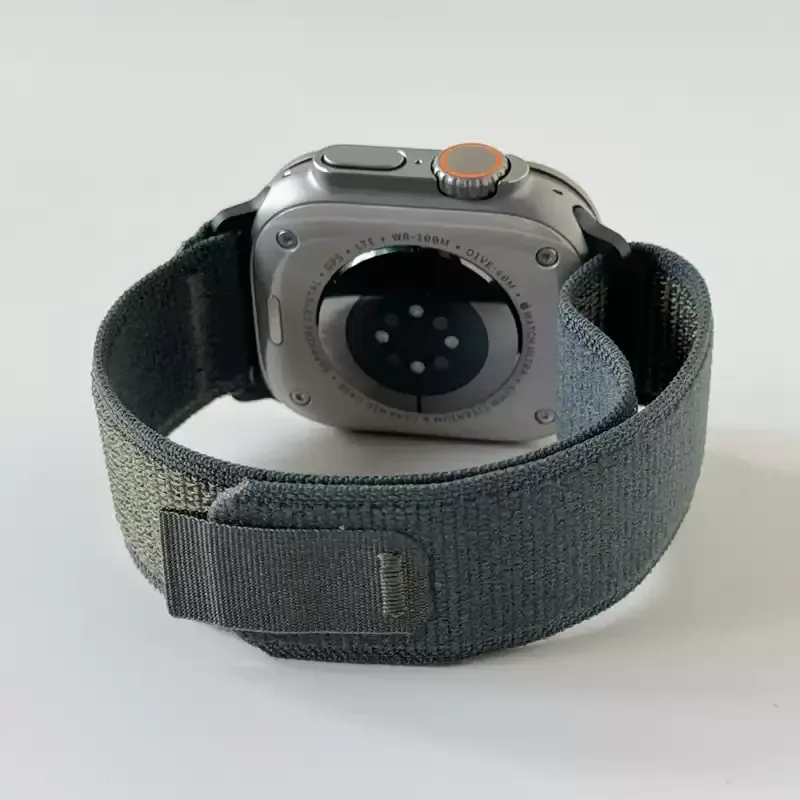 Bracelet nylon boucle sentier pour Apple Watch 38 à 49 mm