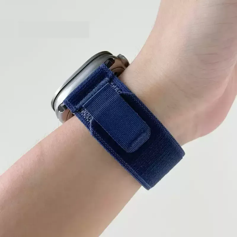 Bracelet nylon boucle sentier pour Apple Watch 38 à 49 mm