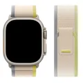 Bracelet nylon boucle sentier pour Apple Watch 38 à 49 mm – Couleur du bracelet Yellow-Beige 3
