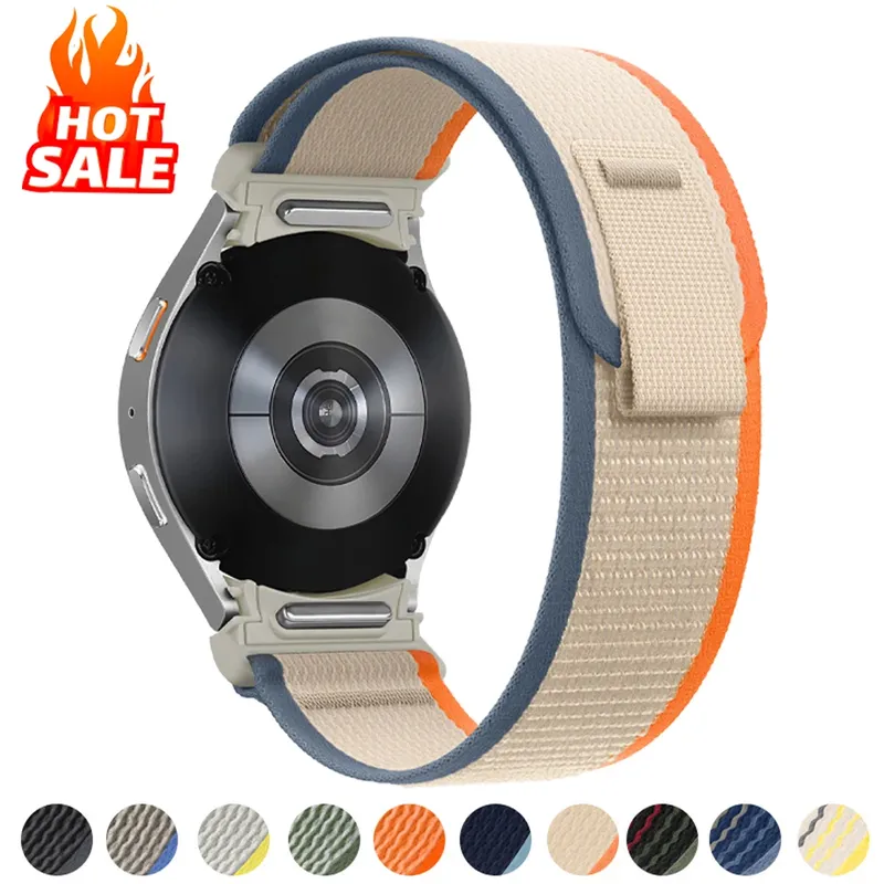 Bracelet nylon boucle sentier pour Samsung Galaxy Watch 7