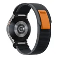 Bracelet nylon boucle sentier pour Samsung Galaxy Watch 7 – Couleur du bracelet Black Gray