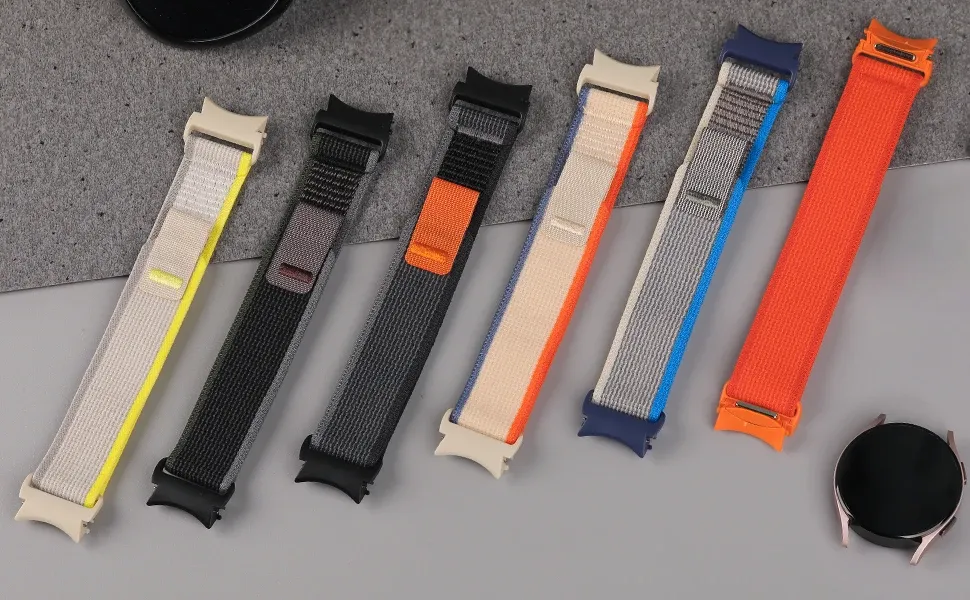 Bracelet nylon boucle sentier pour Samsung Galaxy Watch 7