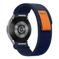Bracelet nylon boucle sentier pour Samsung Galaxy Watch 7 – Couleur du bracelet Midnight Blue