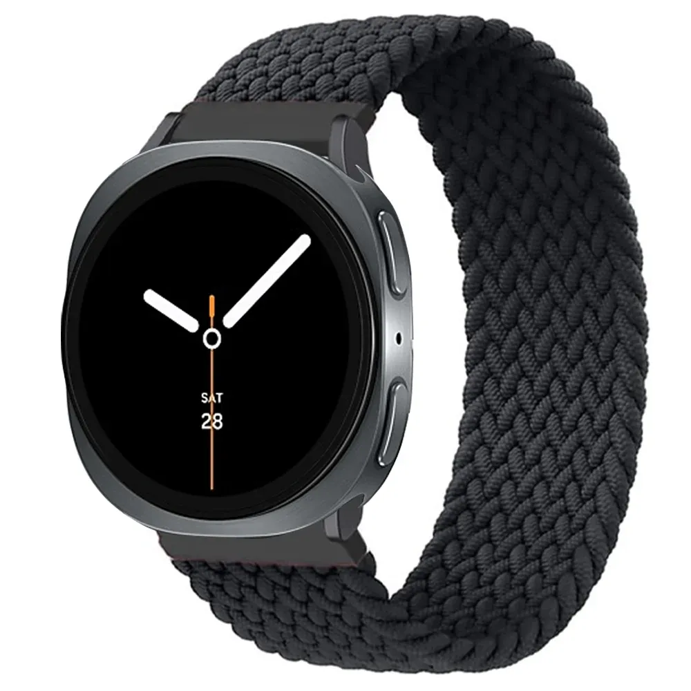 Bracelet nylon boucle solo 40 à 44 mm pour Samsung Galaxy Watch