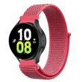Bracelet nylon boucle sport 20 à 22 mm Samsung et Huawei – Couleur du bracelet 23 Hibiscus pink