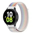 Bracelet nylon boucle sport 20 à 22 mm Samsung et Huawei – Couleur du bracelet 90 white rainbow