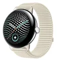 Bracelet nylon boucle sport 41 à 45 mm pour Google Pixel Watch – Couleur du bracelet Starlight