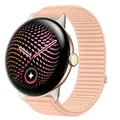 Bracelet nylon boucle sport 41 à 45 mm pour Google Pixel Watch – Couleur du bracelet Milkshake powder