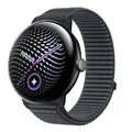 Bracelet nylon boucle sport 41 à 45 mm pour Google Pixel Watch – Couleur du bracelet Dark grey