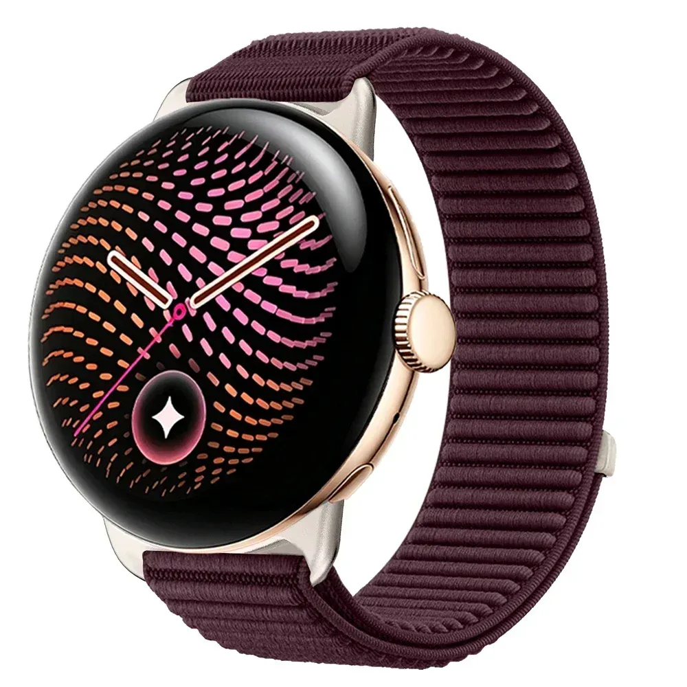 Bracelet nylon boucle sport 41 à 45 mm pour Google Pixel Watch