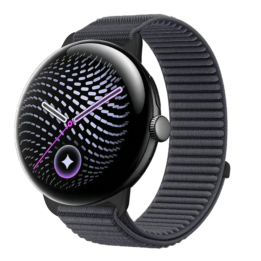 Bracelet nylon boucle sport 41 à 45 mm pour Google Pixel Watch