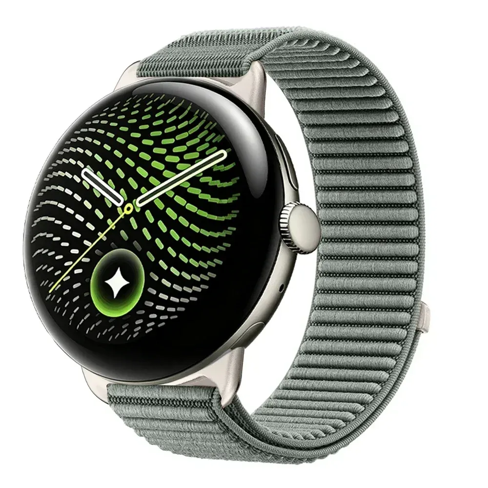 Bracelet nylon boucle sport 41 à 45 mm pour Google Pixel Watch
