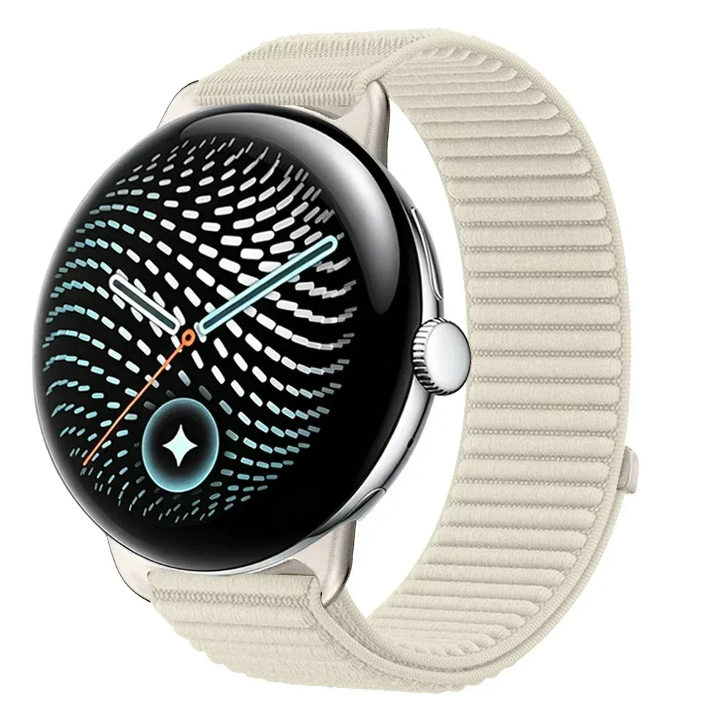 Bracelet nylon boucle sport 41 à 45 mm pour Google Pixel Watch