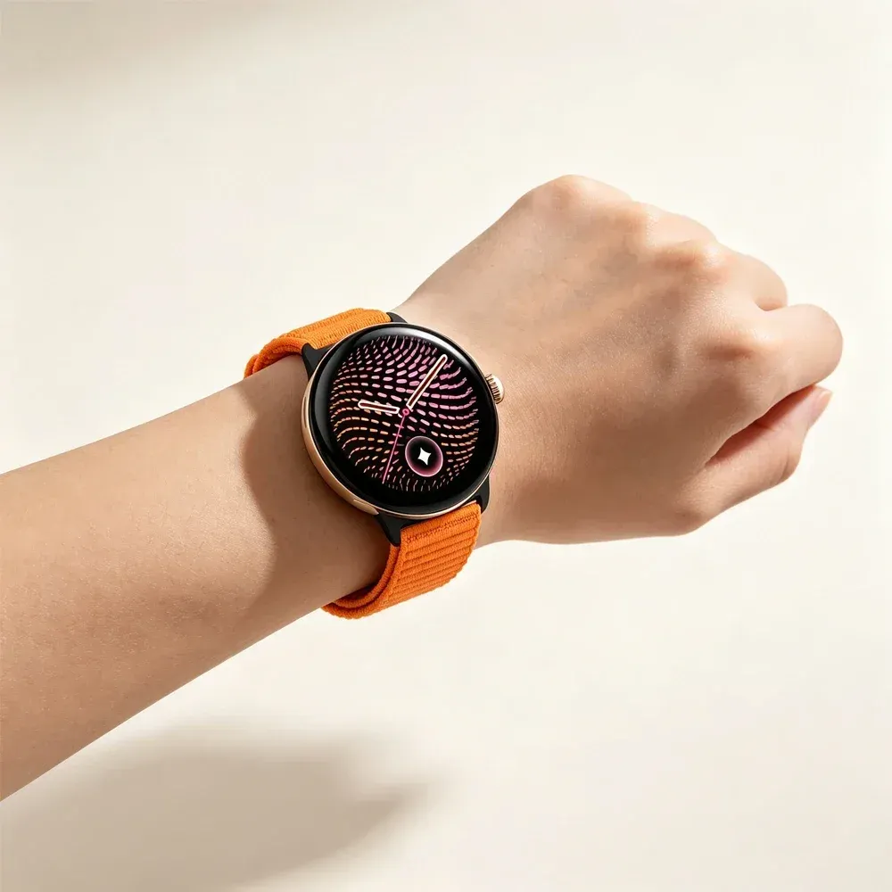 Bracelet nylon boucle sport 41 à 45 mm pour Google Pixel Watch