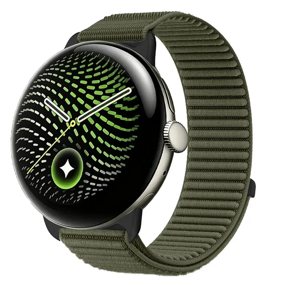 Bracelet nylon boucle sport 41 à 45 mm pour Google Pixel Watch