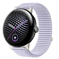 Bracelet nylon boucle sport 41 à 45 mm pour Google Pixel Watch – Couleur du bracelet Light purple