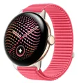 Bracelet nylon boucle sport 41 à 45 mm pour Google Pixel Watch – Couleur du bracelet Water red