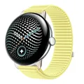 Bracelet nylon boucle sport 41 à 45 mm pour Google Pixel Watch – Couleur du bracelet Yellow