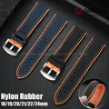 Bracelet nylon caoutchouc 18 à 24 mm étanche – 1