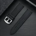 Bracelet nylon caoutchouc 18 à 24 mm étanche – Couleur du bracelet Black