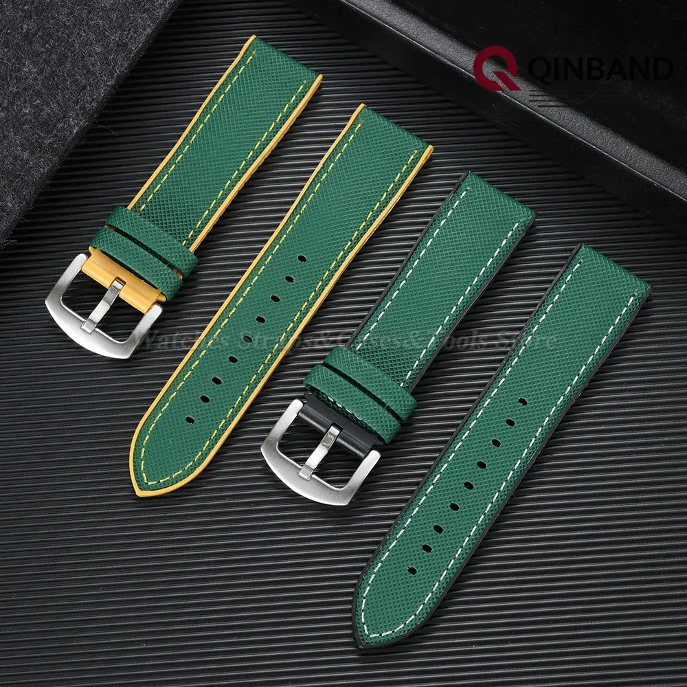 Bracelet nylon caoutchouc 18 à 24 mm étanche