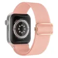 Bracelet nylon chouchou 38 à 49 mm pour Apple Watch – Couleur du bracelet 13 Light pink