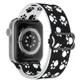 Bracelet nylon chouchou 38 à 49 mm pour Apple Watch – Couleur du bracelet 32 Tracks Clues
