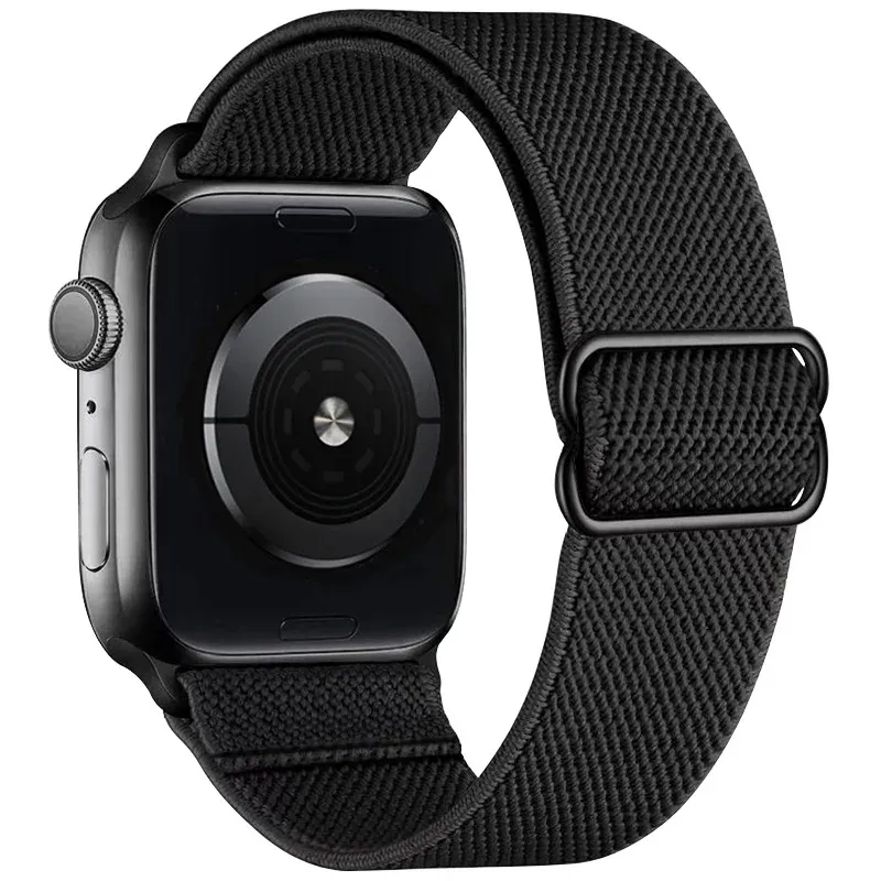 Bracelet nylon chouchou 38 à 49 mm pour Apple Watch